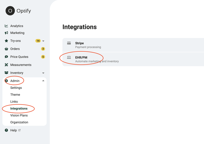 Eyefinity Integration to Optify